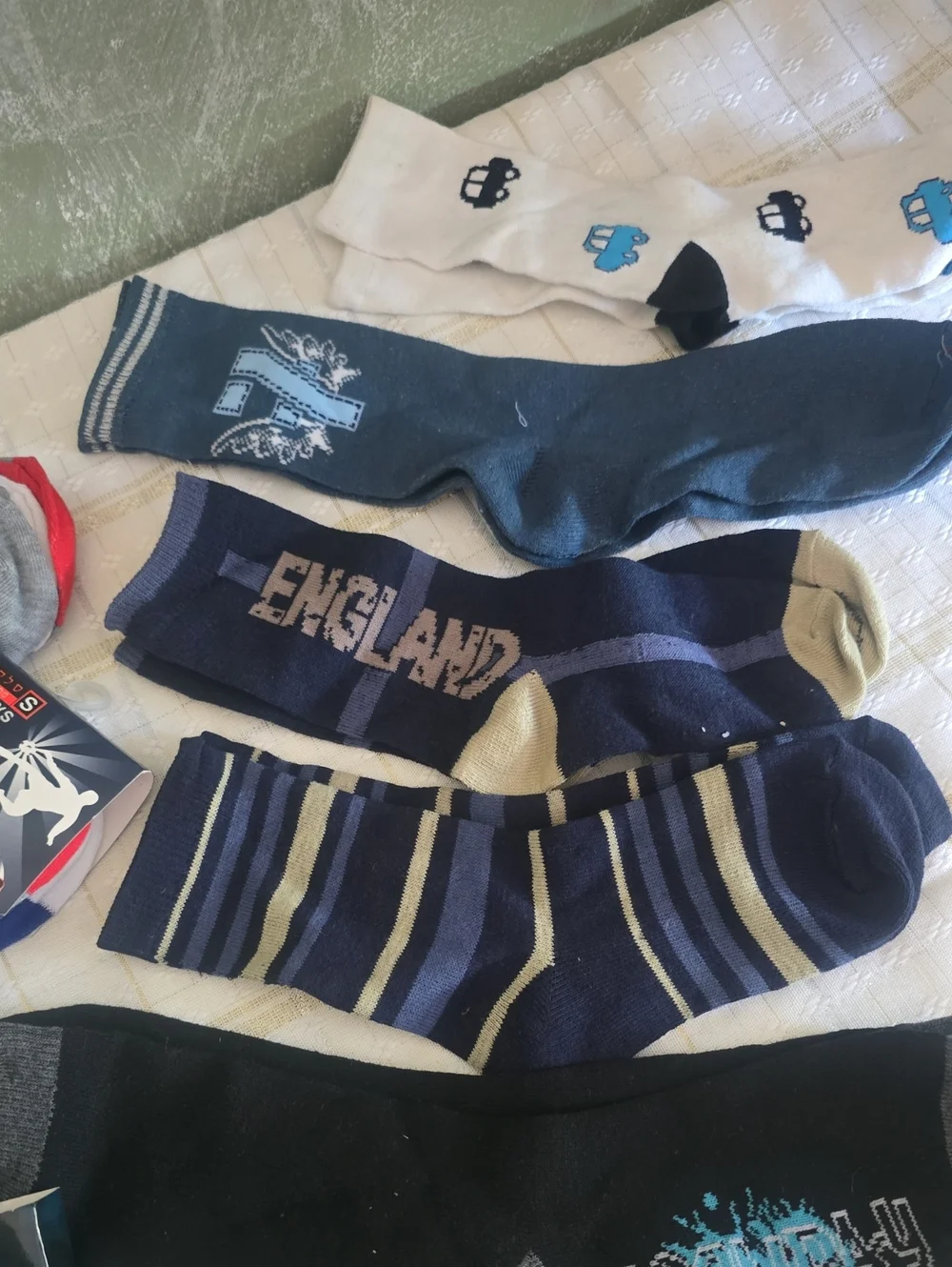Kids Boys Assorted Athletic Socks - Multipack, 26 Pairs New
